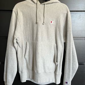 S Champion Reverse Weave Hoodie - Grey